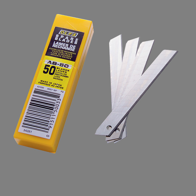 EXAMPLE T121 Olfa Knife Blades - Carbon Steel Pack of 50